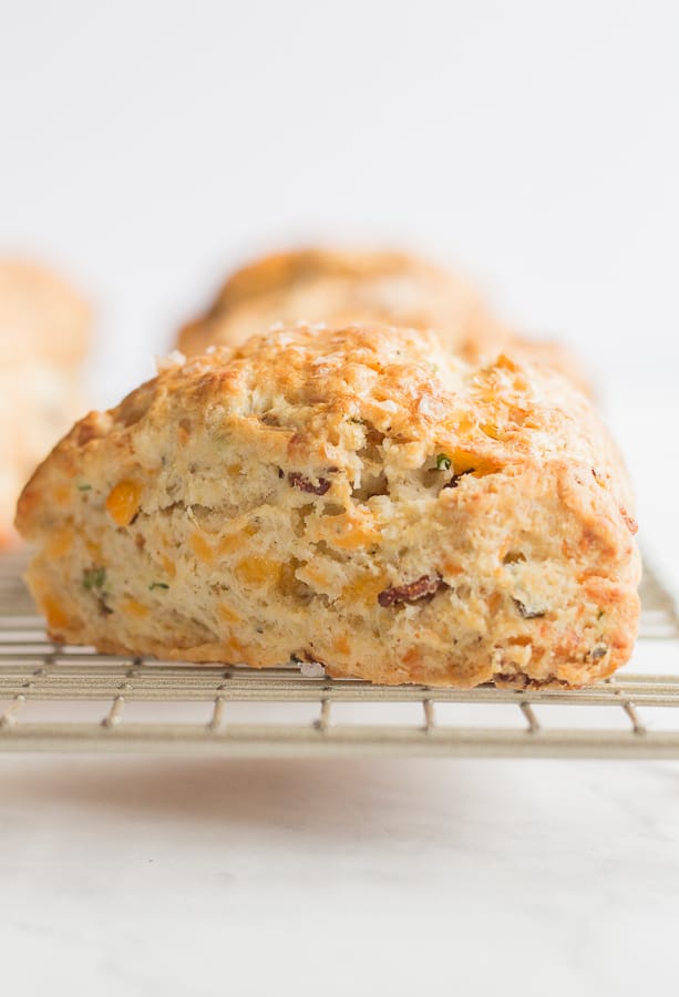 Bacon Cheddar And Chive Scones The Little Vintage Baking Company