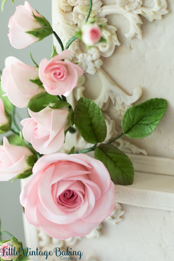 gum paste rose bouquets