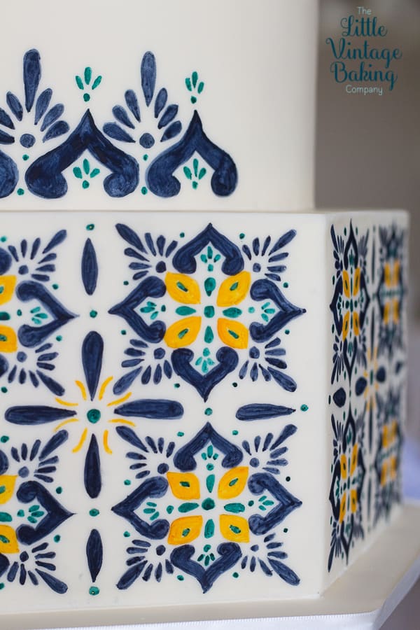 Mediterranean Tile Cake