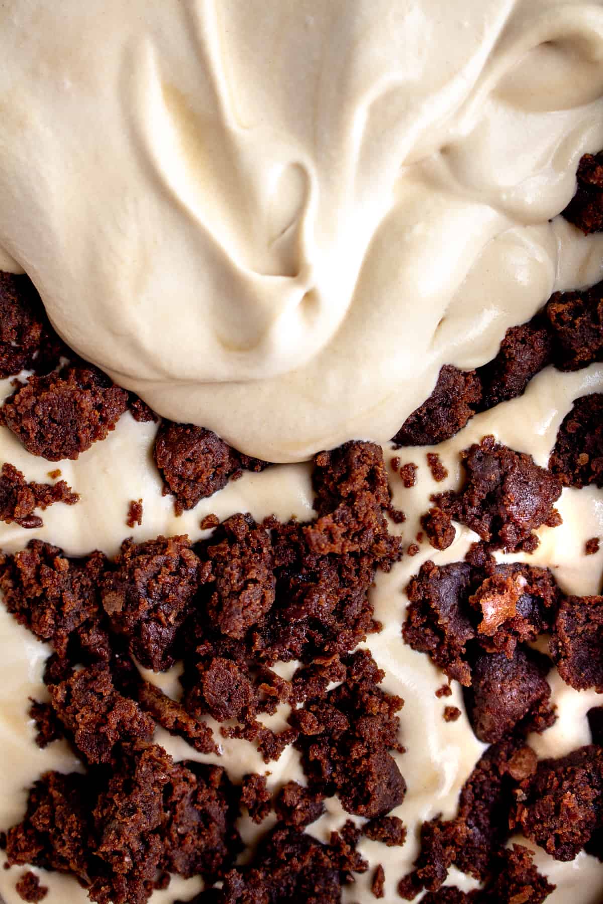 Coffee Brownie No Churn Ice Cream