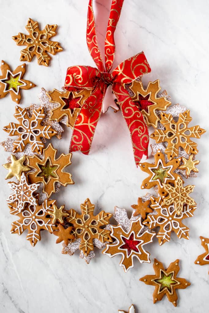 Gingerbread Cookie Wreath