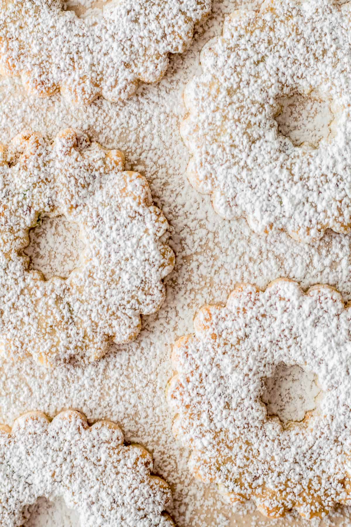 Pistachio Cherry Linzer Cookies