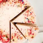 Malted Funfetti Strawberry Cake
