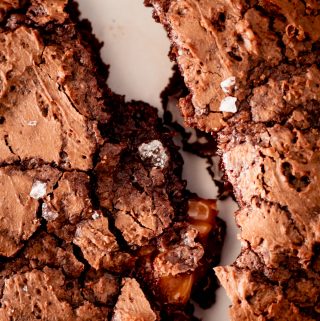 Salted Caramel Brownie Cookies