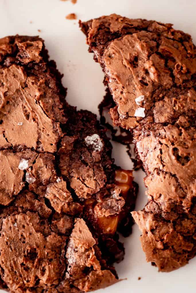 Salted Caramel Brownie Cookies