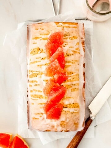 Grapefruit Poppyseed Loaf Cake