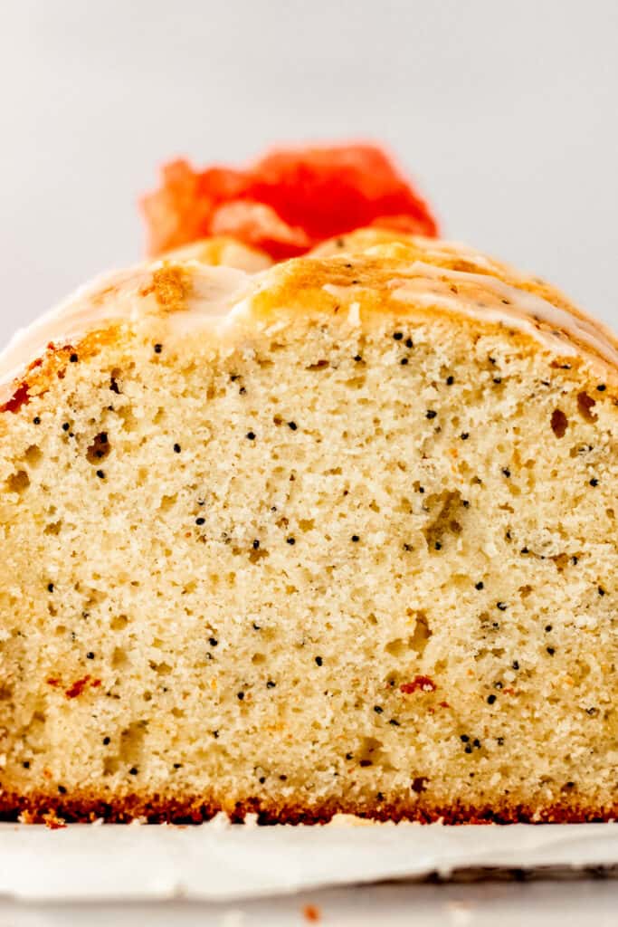 Grapefruit Poppyseed Loaf Cake