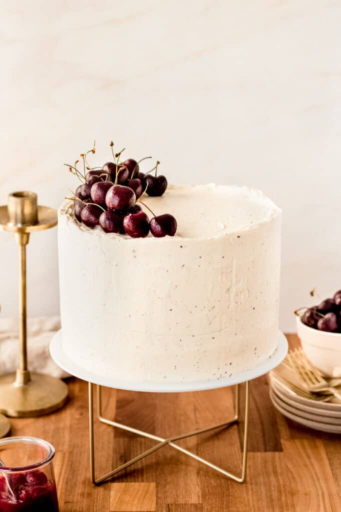 Rainbow Layer Cake | Bake to the roots