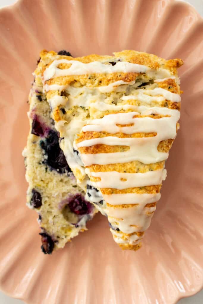 Lemon Jasmine Blueberry Scones