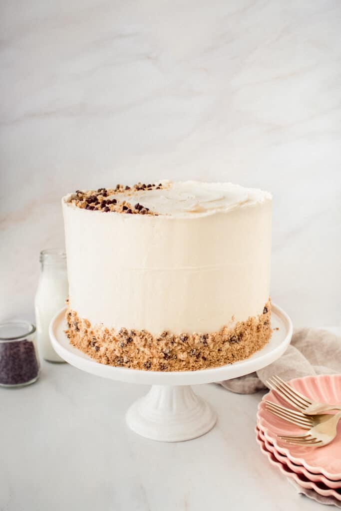 Milk and Cookies Cake