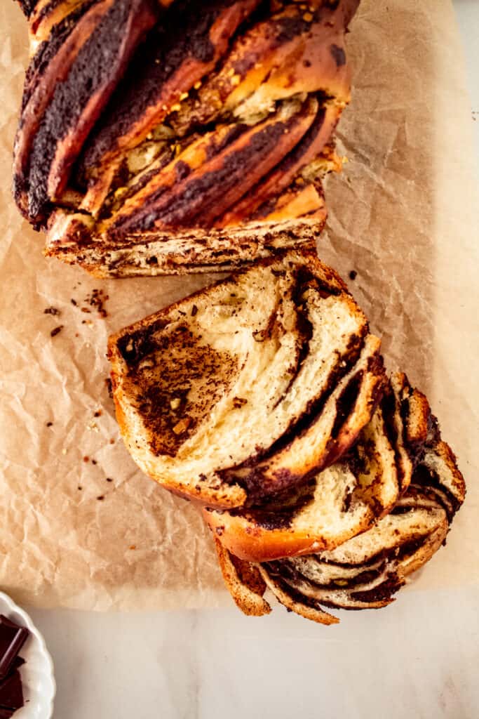 Chocolate Pistachio Babka