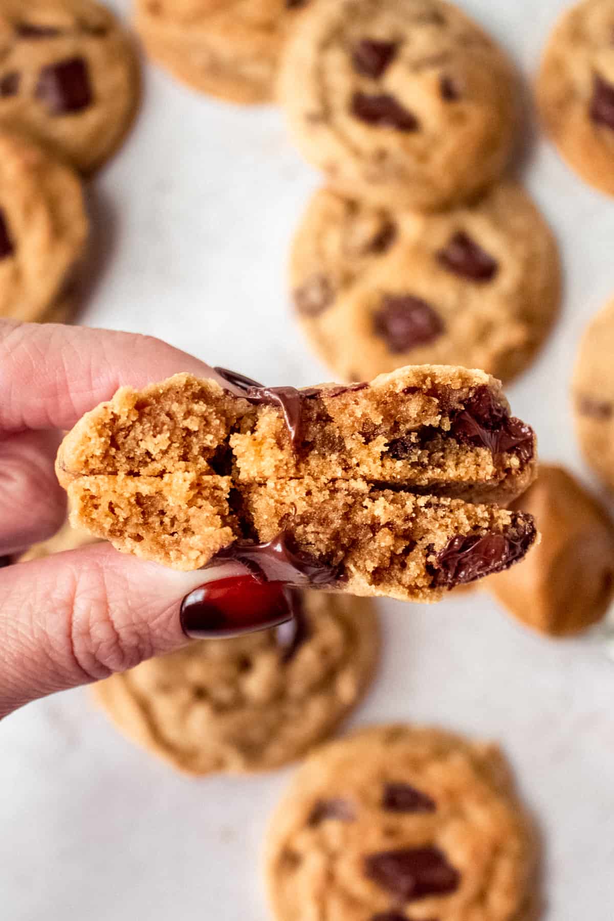 interior of cookie butter cookies