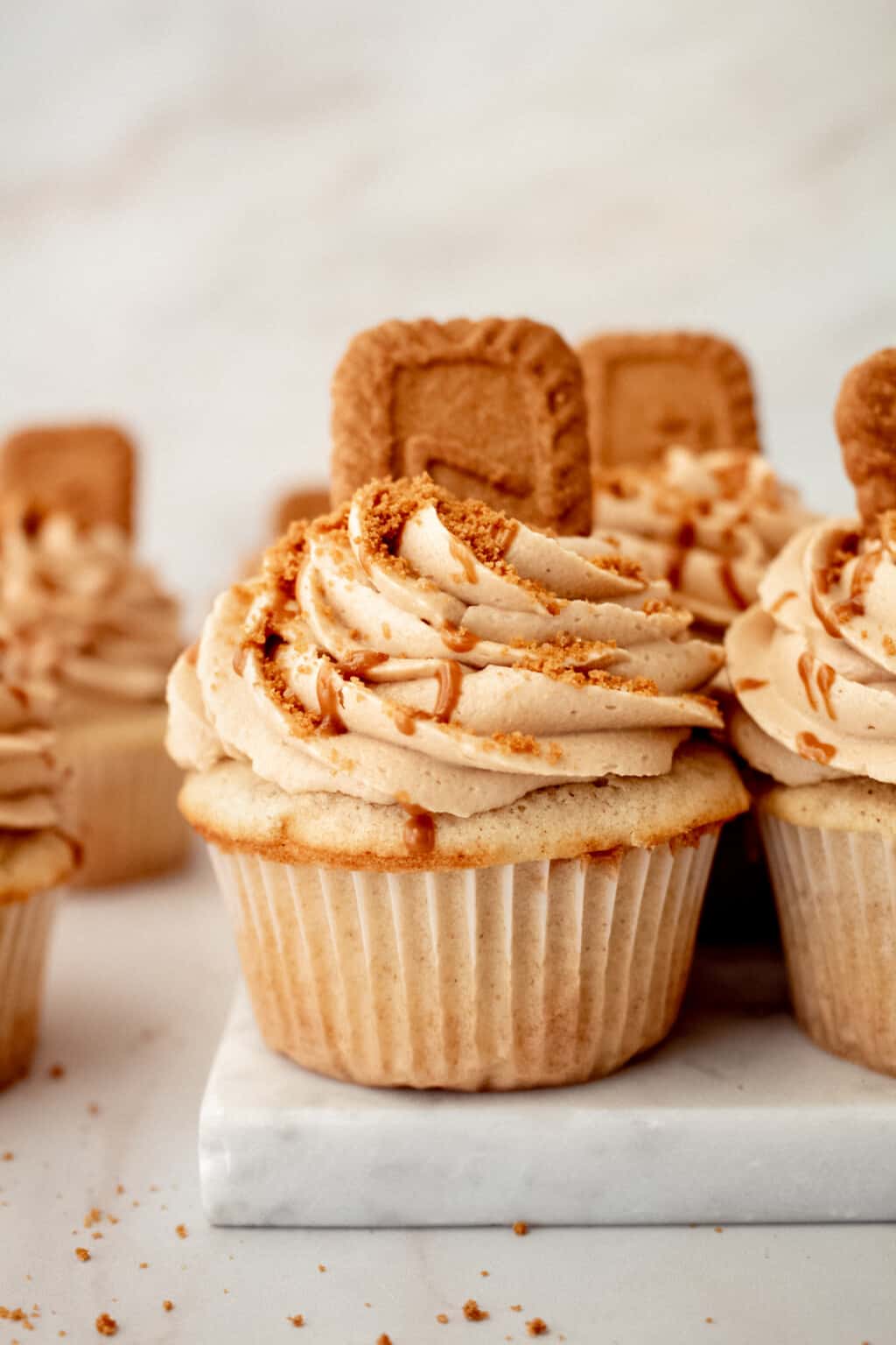 Biscoff Cookie Butter Cupcakes Little Vintage Baking