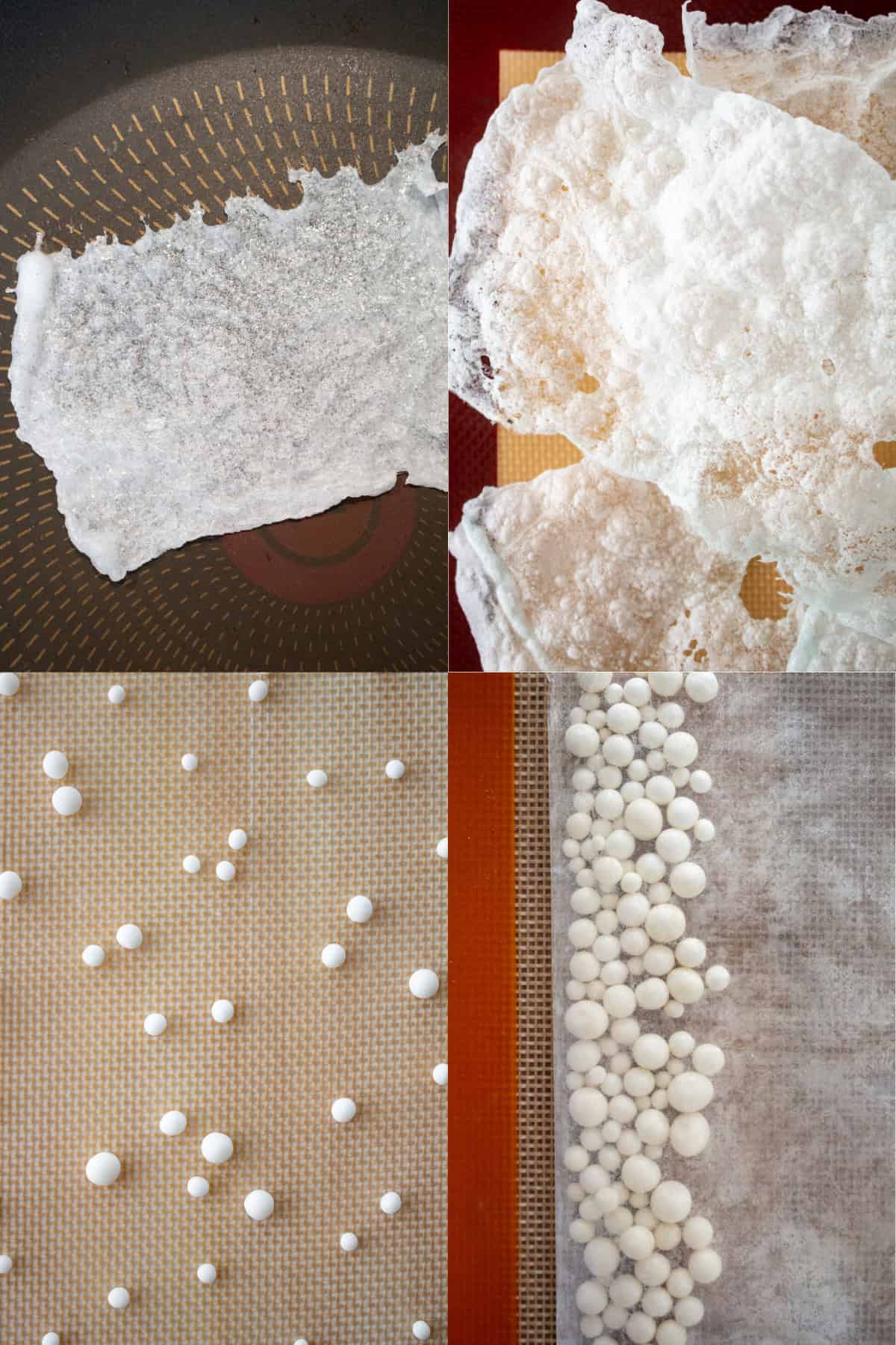 making sea foam and pearls