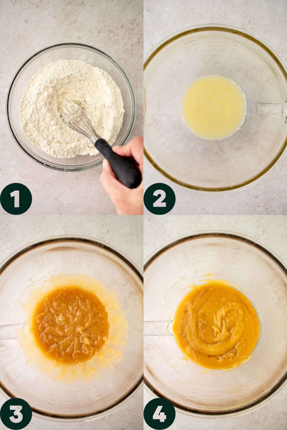 step by step photos of making cookie dough